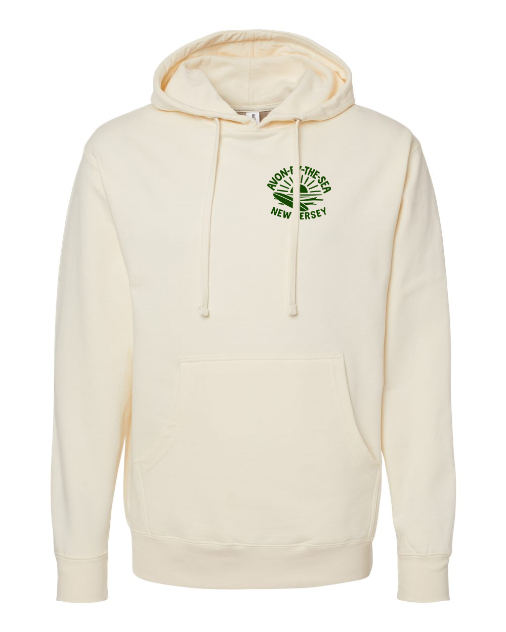 Avon-by-the-Sea Surf Hoodie Cream