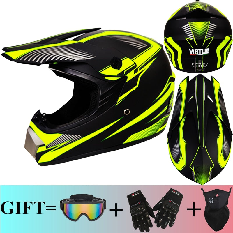 Motor Bike Cross Racing Motorcycle Helmet Safety Enduro Capacete Motorrad Cascos Downhill Bicycle Engine Cafe Racer ATV Helmets