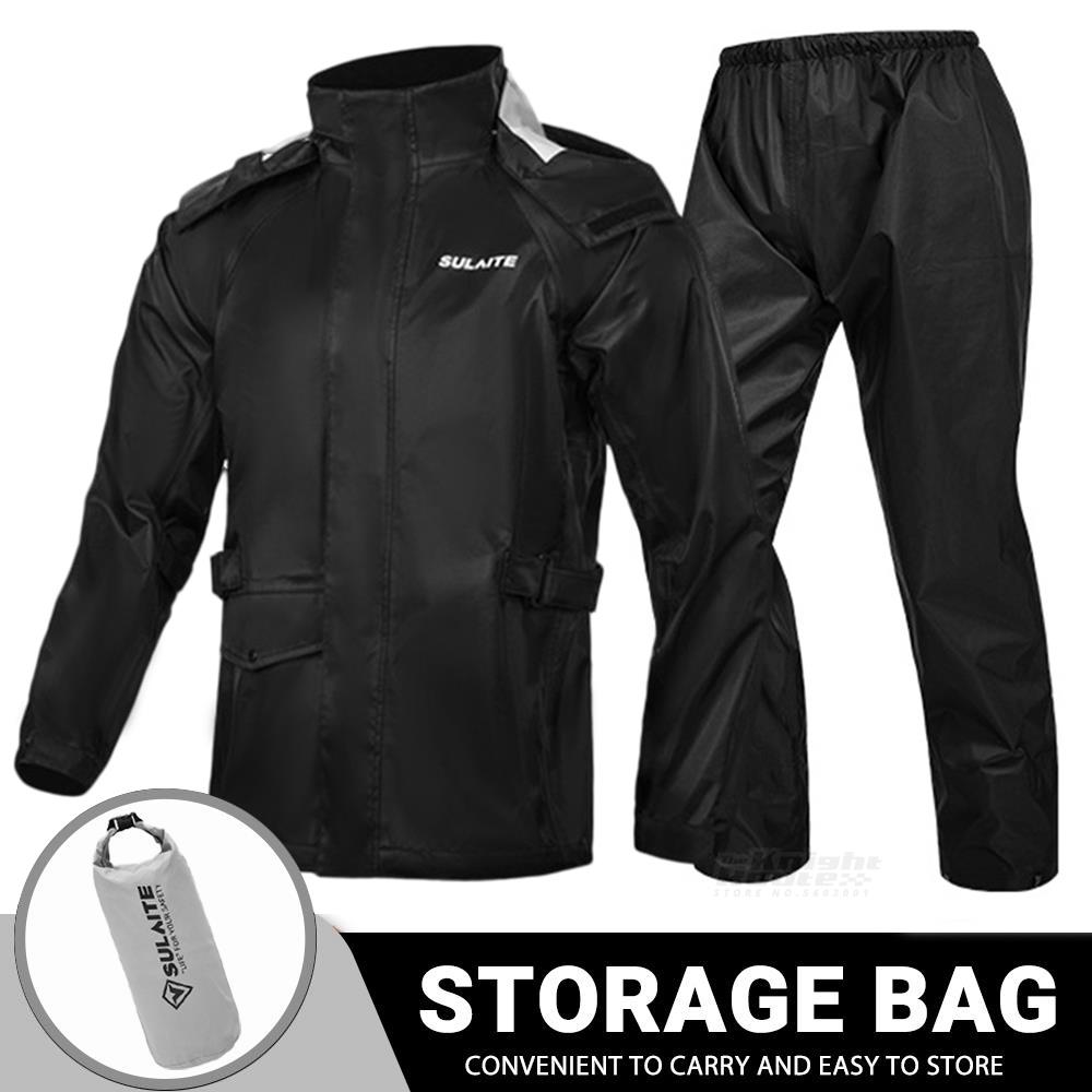 Men Motorcycle Raincoat Motorbike Rain Suit Moto Raincoat Rain Coat Jacket Pants Biker Rain Set Waterproof Motorcyclist Women