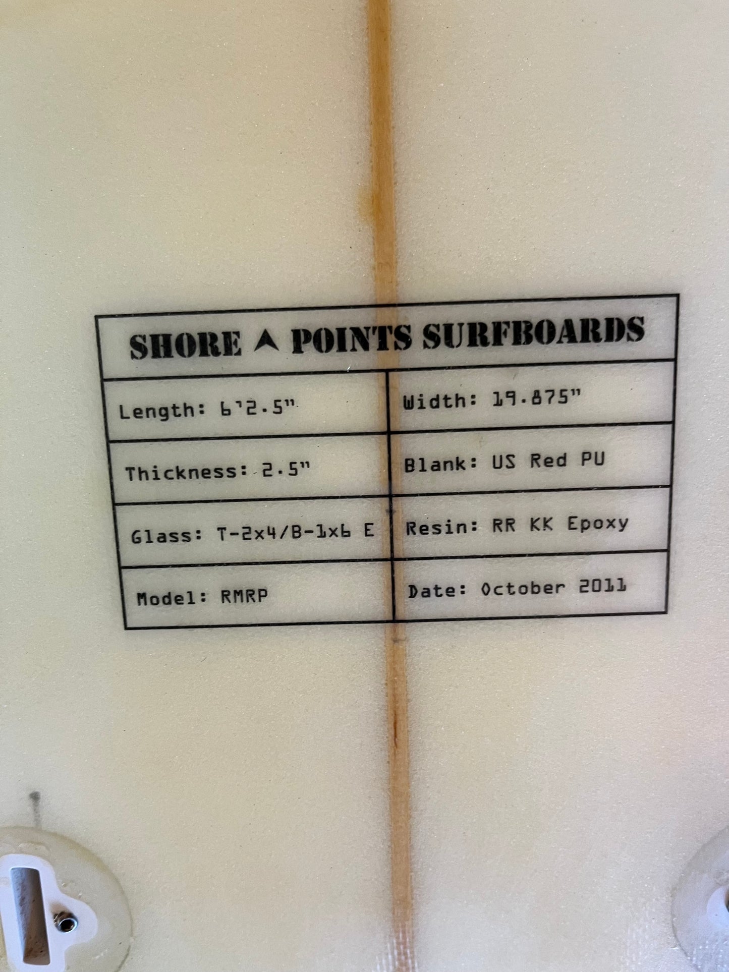 6’2 Shore Points A