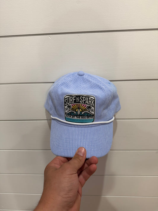 Surfnspark Avon Corduroy Hat (Light blue)