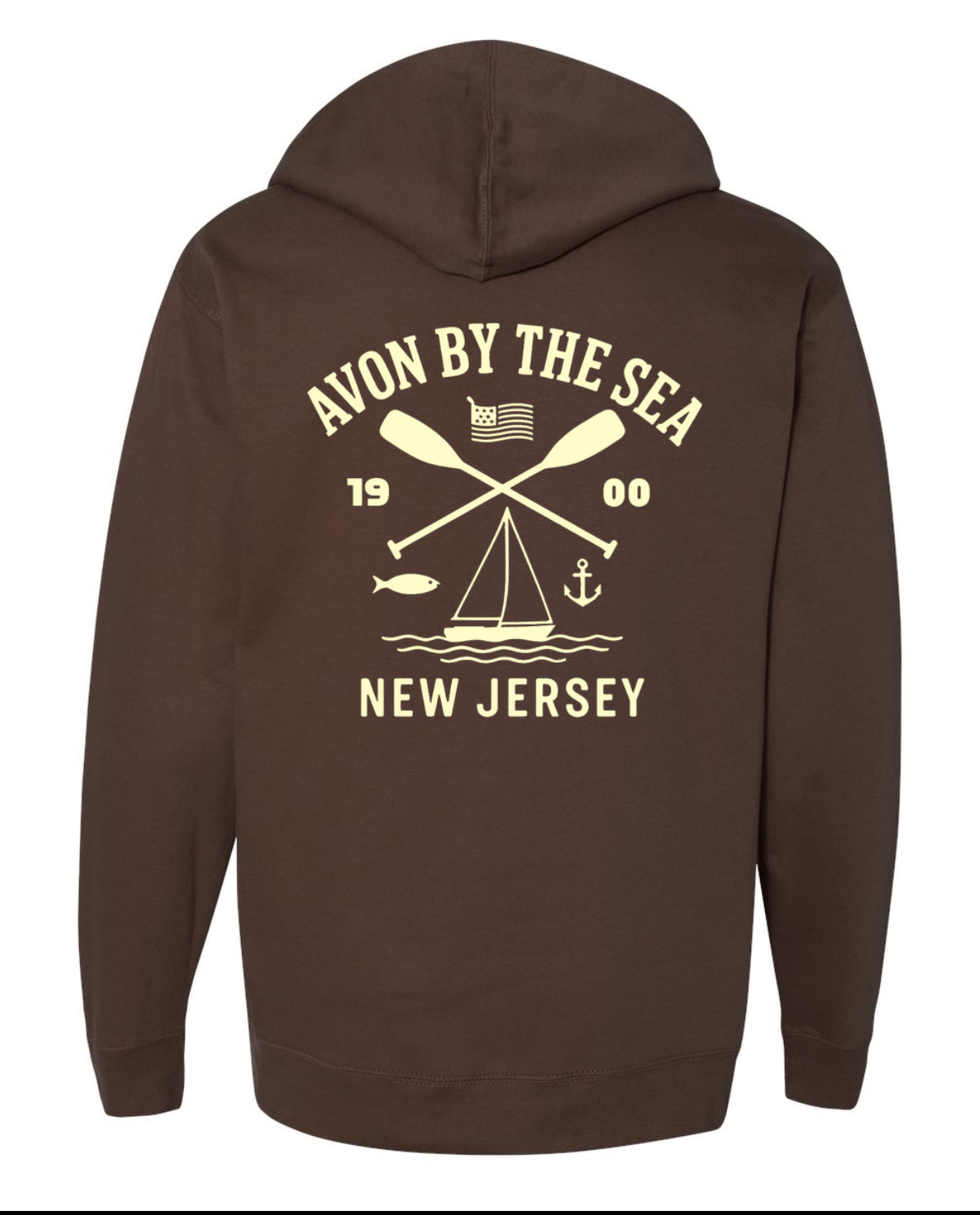 Surf n Spark x East Waves Hoodie – Sage Green
