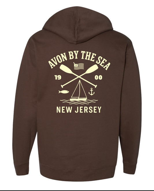 Surf n Spark x East Waves Hoodie – Sage Green