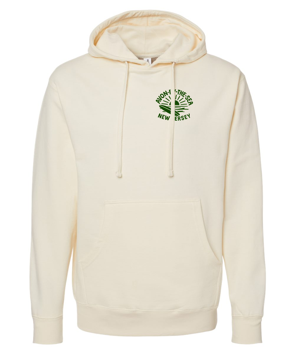 Avon-by-the-Sea Surf Hoodie Cream