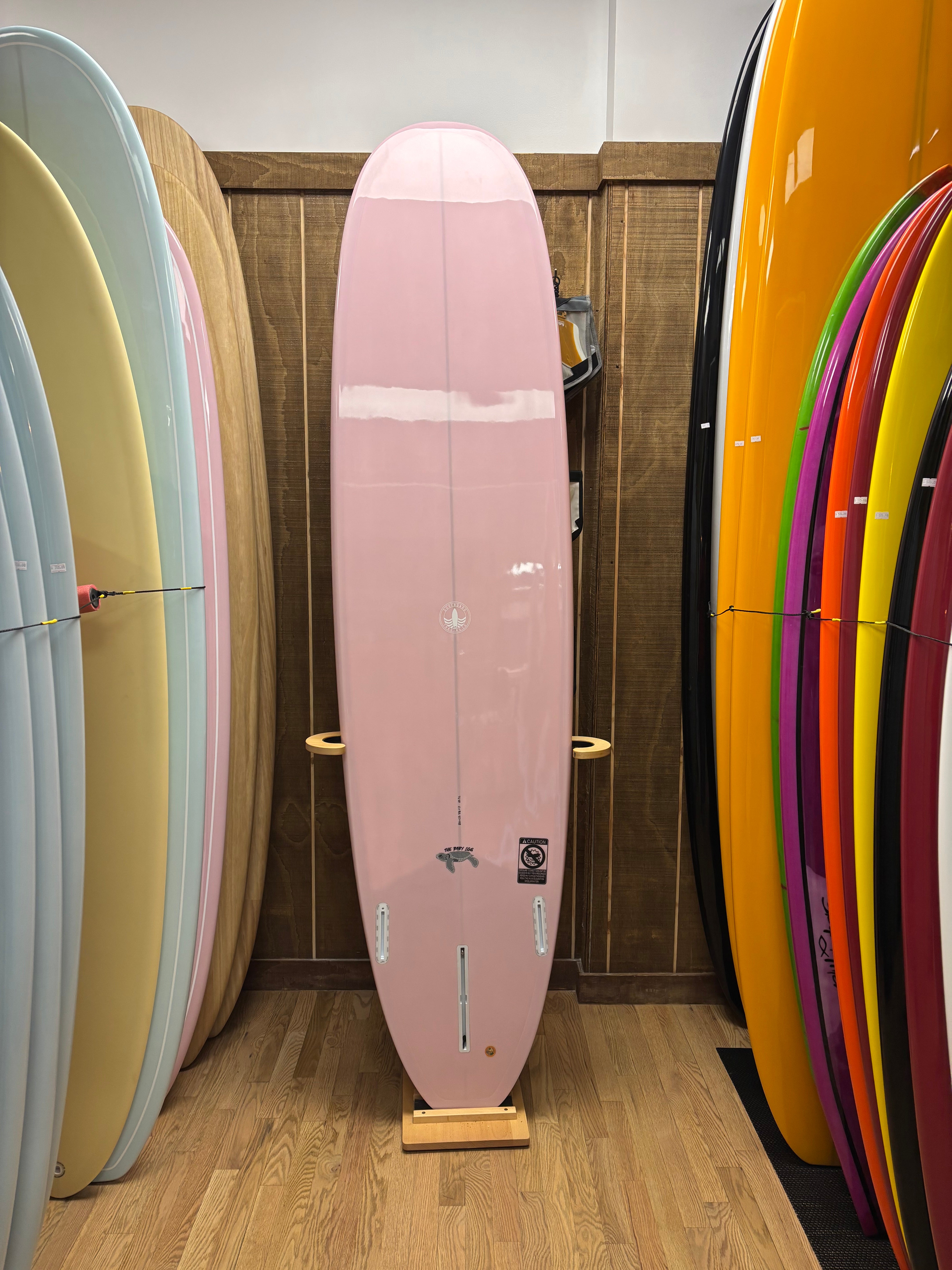 8’0 Baby Log Pink