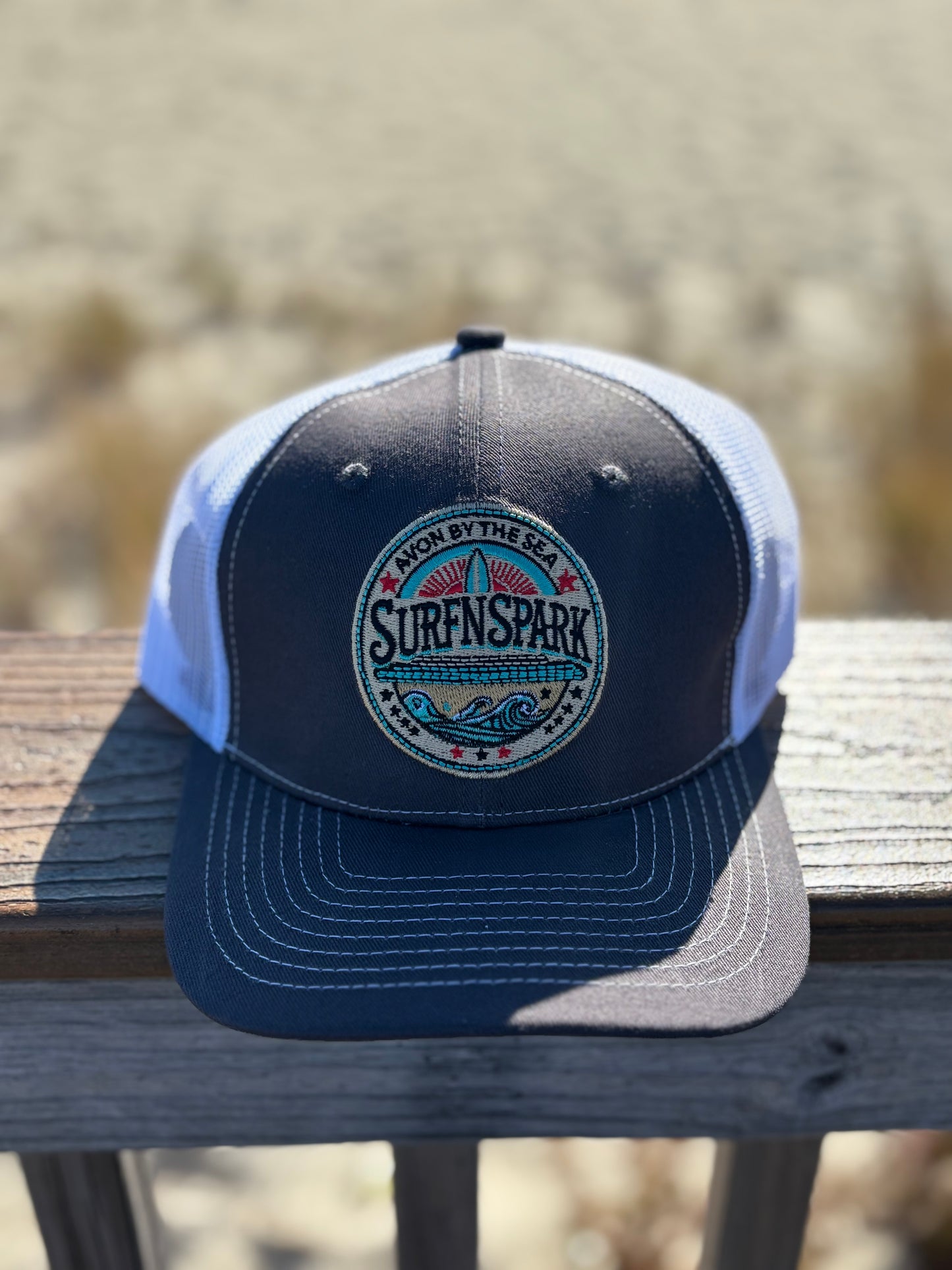 Surfnspark Avon Trucker Hat (Midnight Gray)