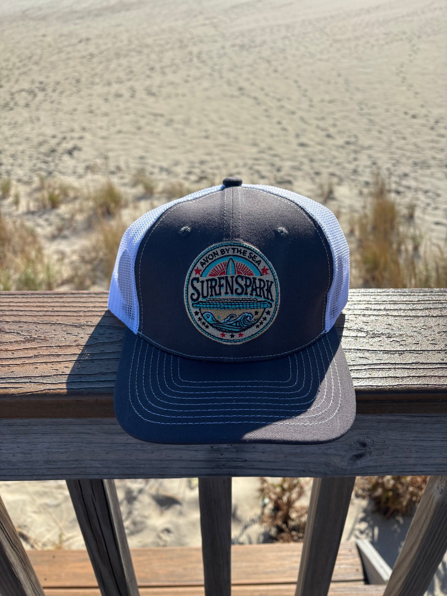 Surfnspark Avon Trucker Hat (Midnight Gray)