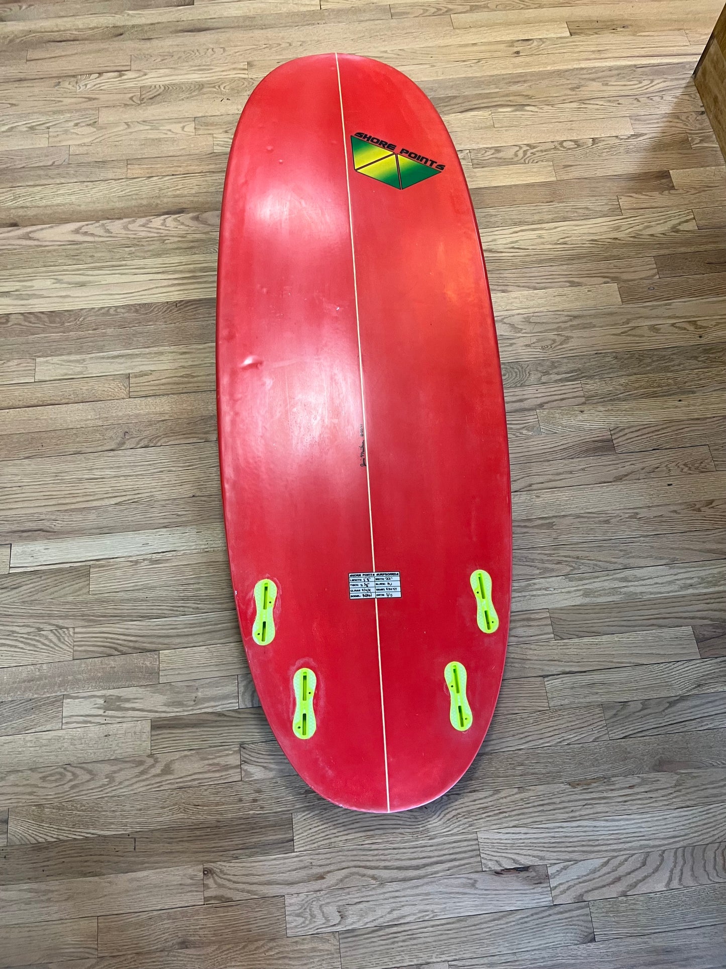 5’8 Shore Points Red