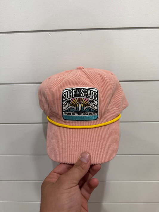 Surfnspark Avon Corduroy Hat (Peach)