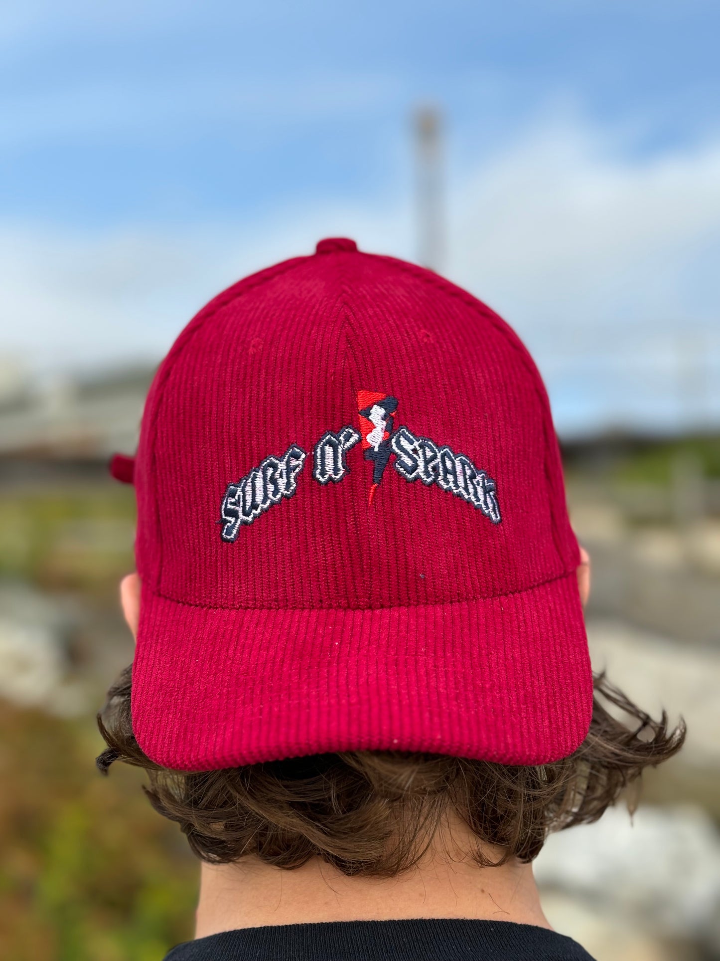 Corduroy Hat (Red)￼