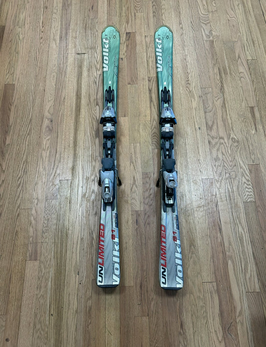 Volkl Unlimited S1 Skis – 147cm (With Bindings)