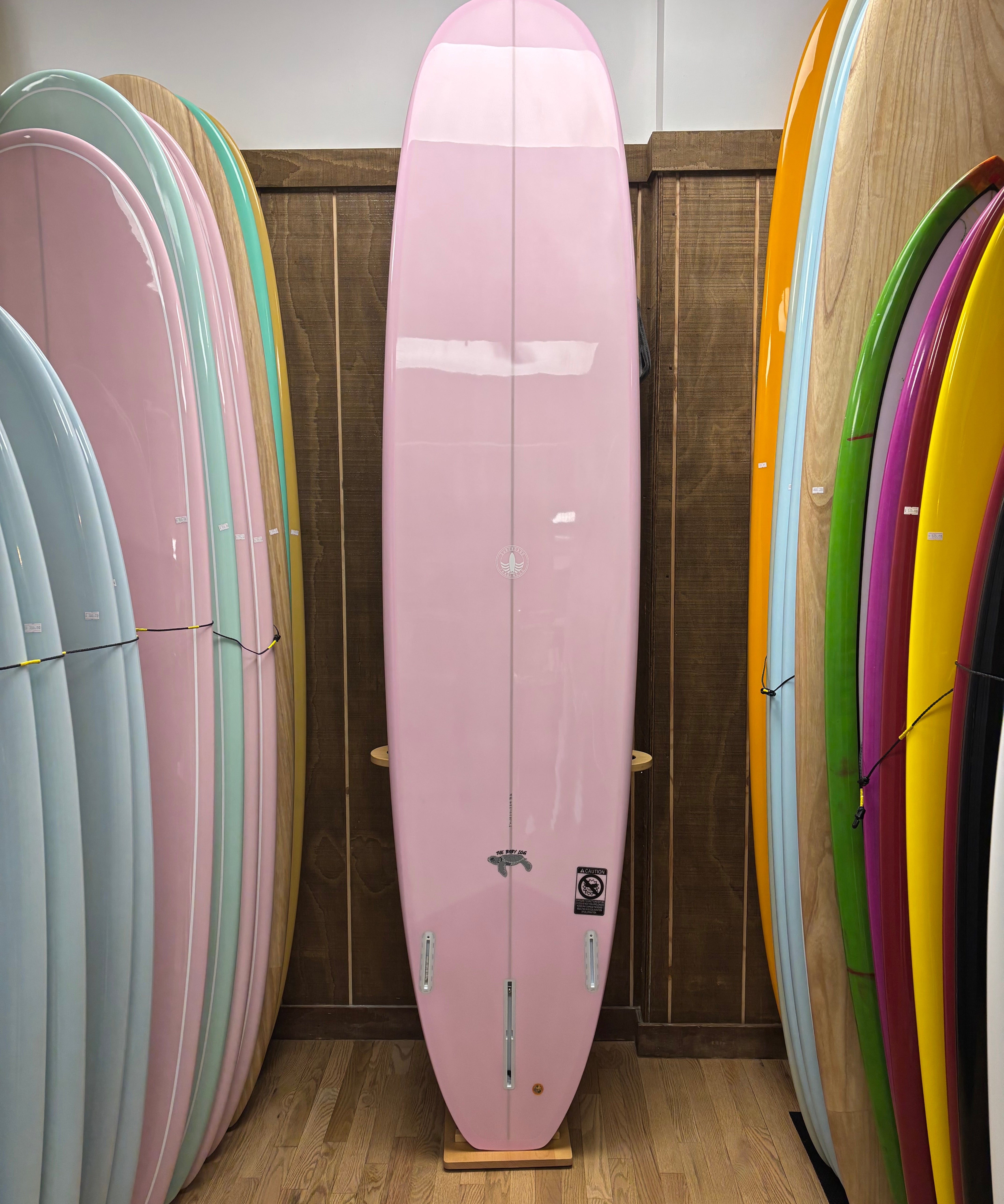 9’0 Baby log pink