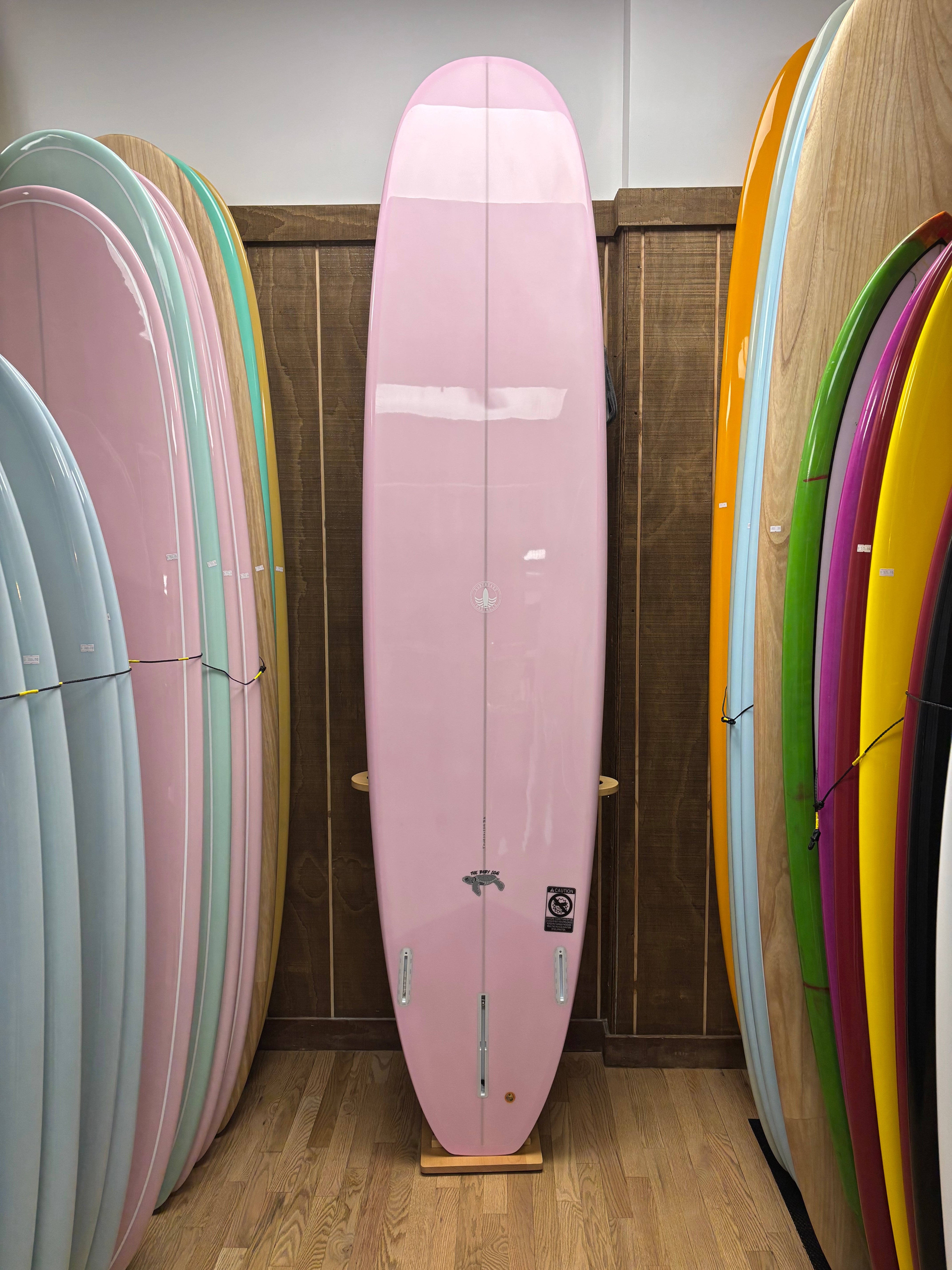 9’0 Baby log pink