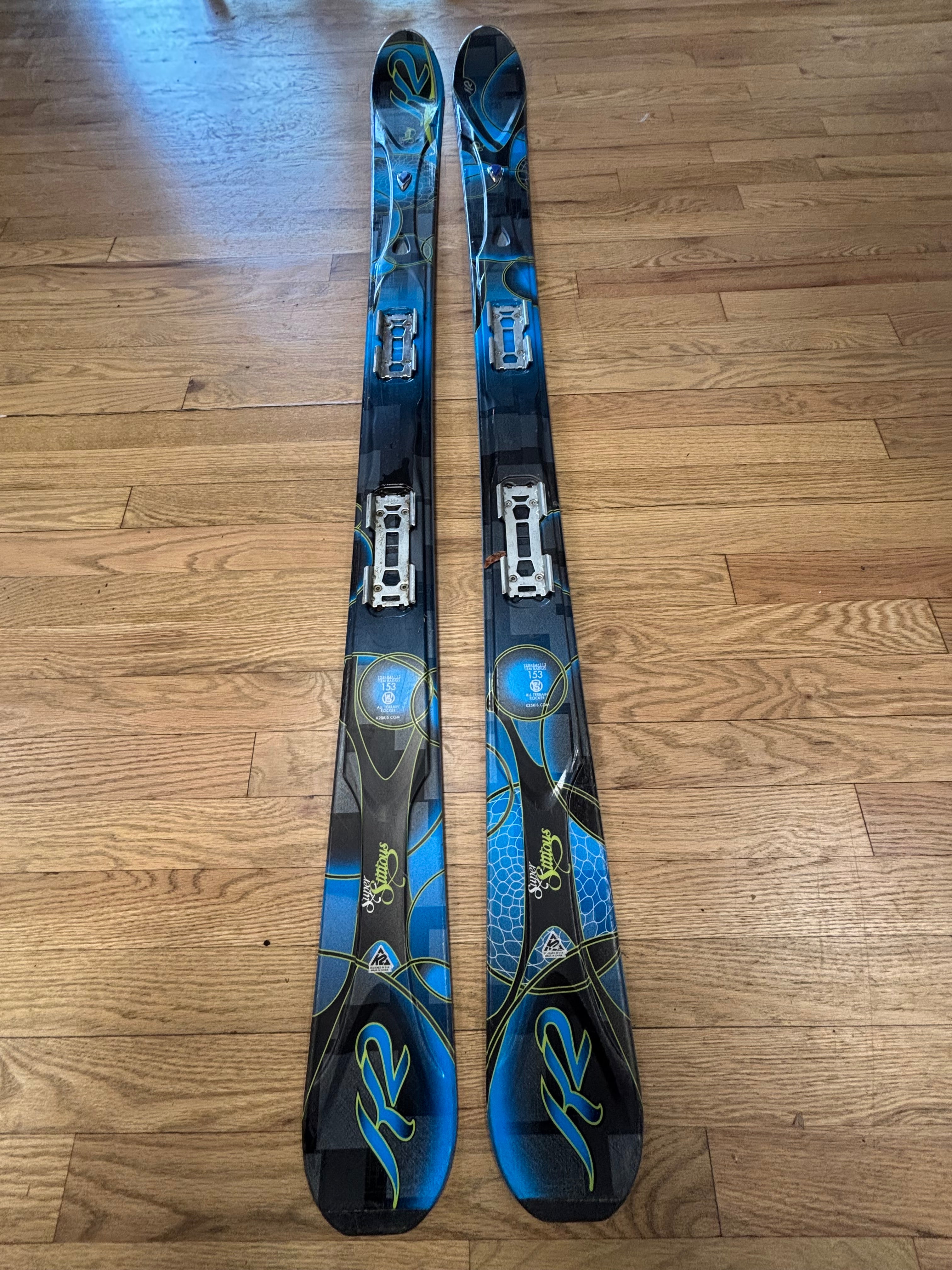 K2 SuperSmooth Skis – 153cm –