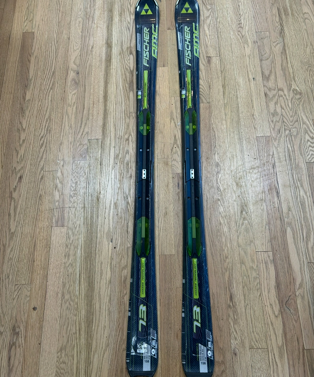 Fischer AMC 73 Skis – 158cm (Skis Only)