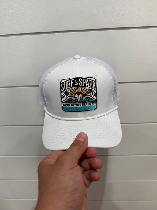 Surfnspark Avon Trucker Hat (White)