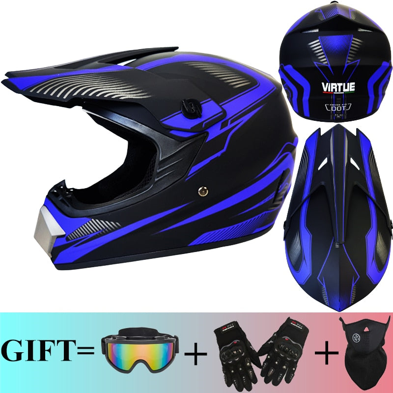 Motor Bike Cross Racing Motorcycle Helmet Safety Enduro Capacete Motorrad Cascos Downhill Bicycle Engine Cafe Racer ATV Helmets