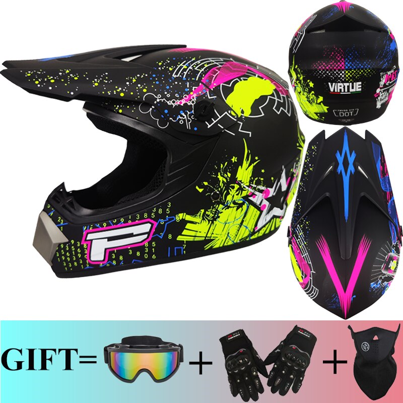 Motor Bike Cross Racing Motorcycle Helmet Safety Enduro Capacete Motorrad Cascos Downhill Bicycle Engine Cafe Racer ATV Helmets