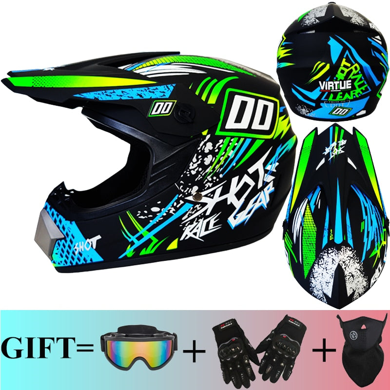 Motor Bike Cross Racing Motorcycle Helmet Safety Enduro Capacete Motorrad Cascos Downhill Bicycle Engine Cafe Racer ATV Helmets