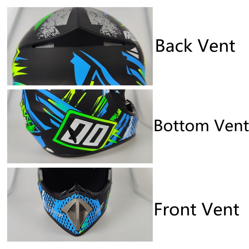 Motor Bike Cross Racing Motorcycle Helmet Safety Enduro Capacete Motorrad Cascos Downhill Bicycle Engine Cafe Racer ATV Helmets