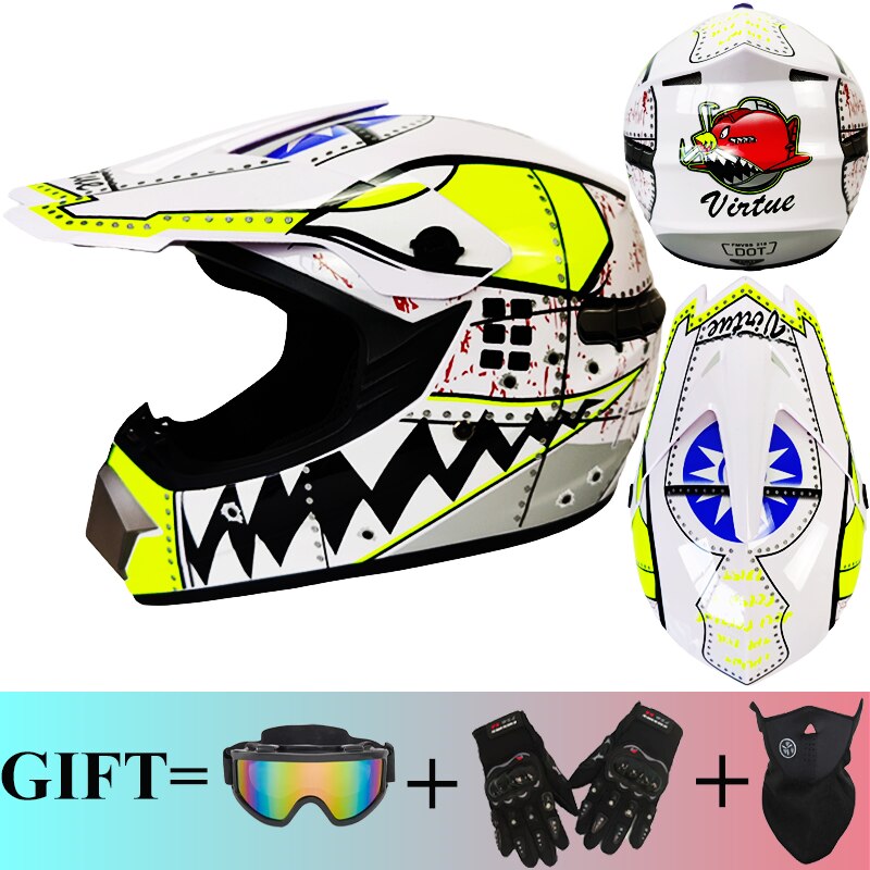 Motor Bike Cross Racing Motorcycle Helmet Safety Enduro Capacete Motorrad Cascos Downhill Bicycle Engine Cafe Racer ATV Helmets