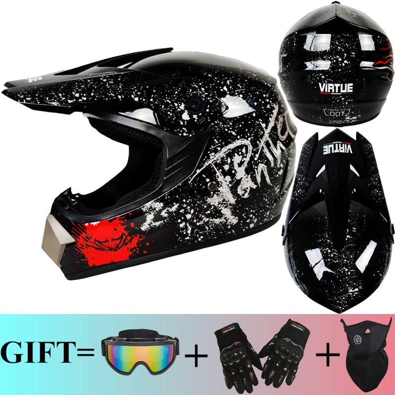 Motor Bike Cross Racing Motorcycle Helmet Safety Enduro Capacete Motorrad Cascos Downhill Bicycle Engine Cafe Racer ATV Helmets