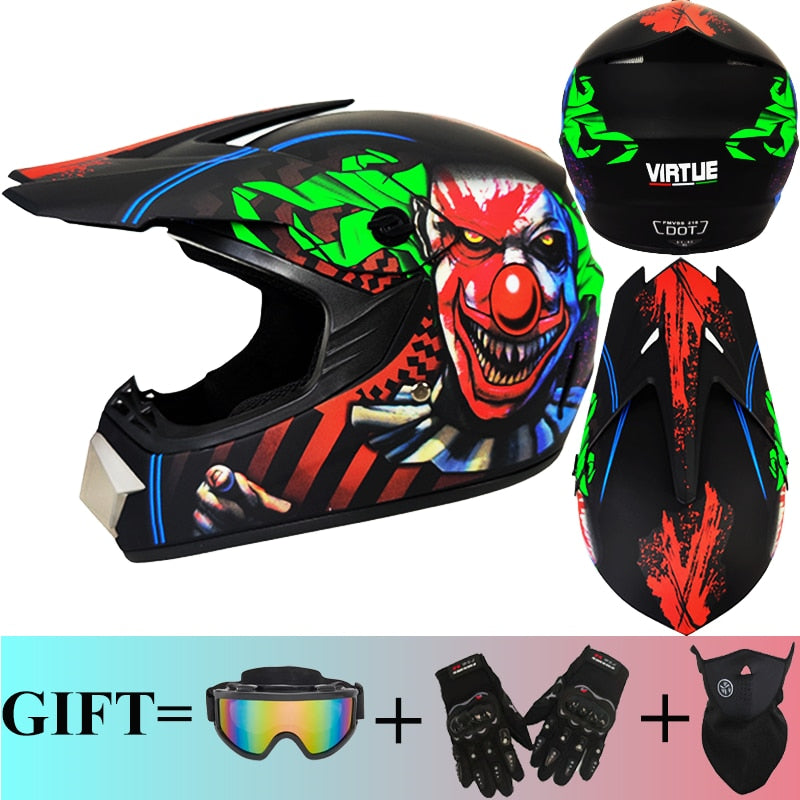 Motor Bike Cross Racing Motorcycle Helmet Safety Enduro Capacete Motorrad Cascos Downhill Bicycle Engine Cafe Racer ATV Helmets