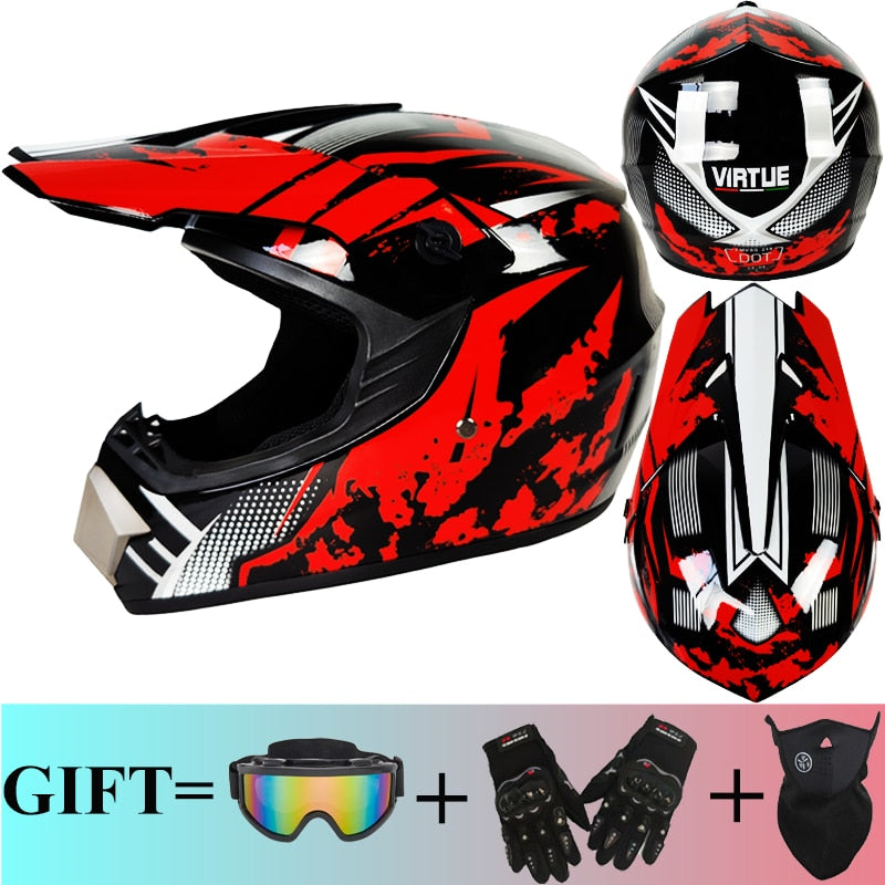 Motor Bike Cross Racing Motorcycle Helmet Safety Enduro Capacete Motorrad Cascos Downhill Bicycle Engine Cafe Racer ATV Helmets