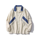 Letter Embroidered Motorcycle Jacket