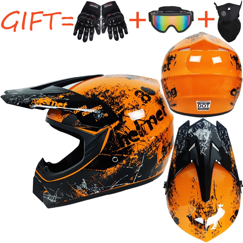 Motor Bike Cross Racing Motorcycle Helmet Safety Enduro Capacete Motorrad Cascos Downhill Bicycle Engine Cafe Racer ATV Helmets