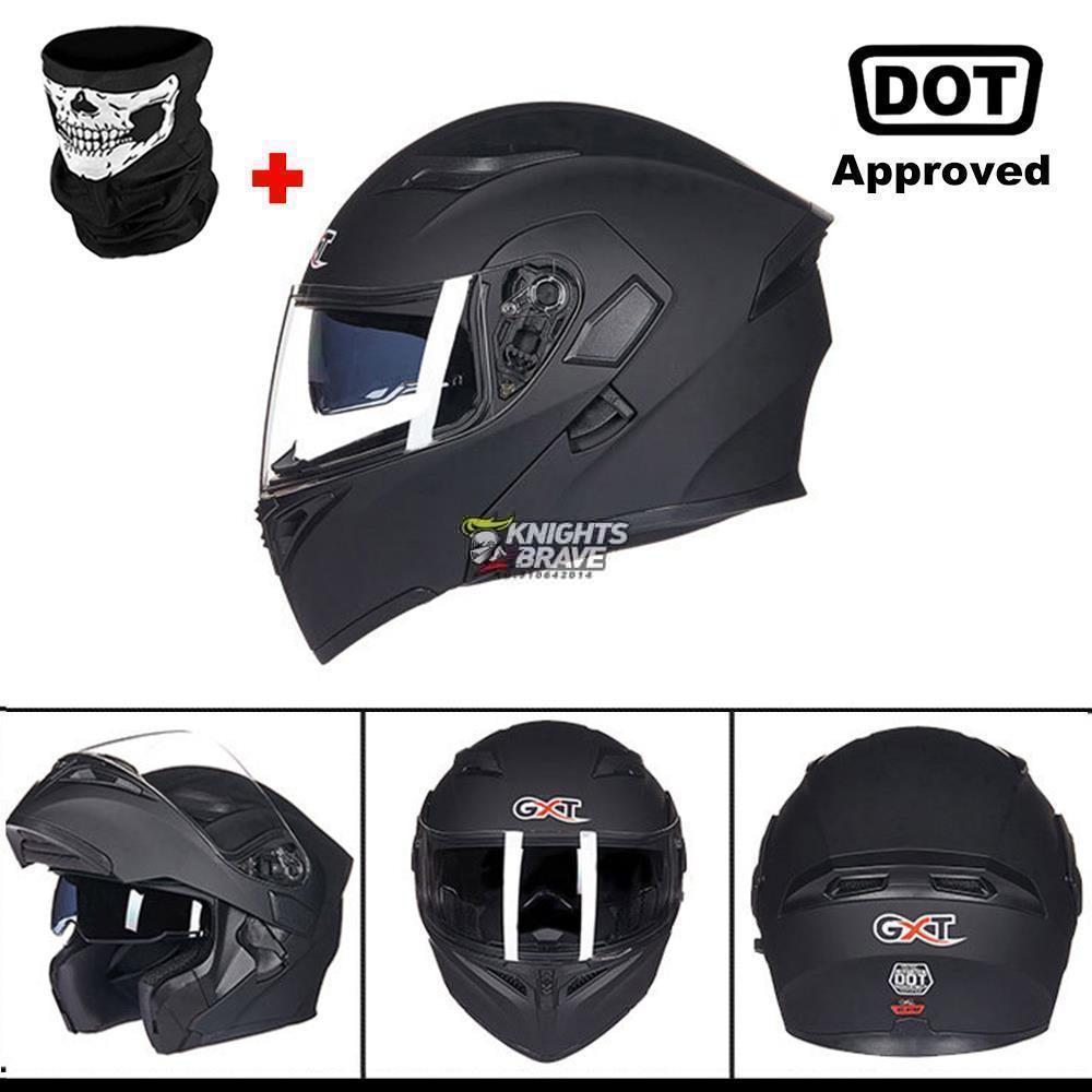 GXT Motorcycle Helmet Dual Lens Motocross Racing Riding Helmet Flip Up Casco Moto Men Capacete Da Motocicleta DOT Certification