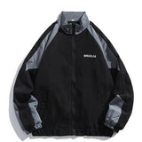 Letter Embroidered Motorcycle Jacket