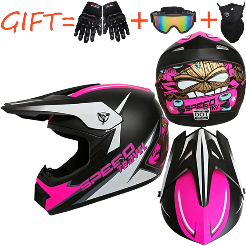 Motor Bike Cross Racing Motorcycle Helmet Safety Enduro Capacete Motorrad Cascos Downhill Bicycle Engine Cafe Racer ATV Helmets