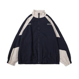 Letter Embroidered Motorcycle Jacket