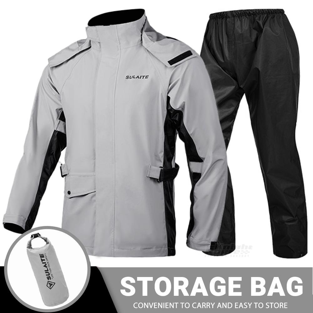 Men Motorcycle Raincoat Motorbike Rain Suit Moto Raincoat Rain Coat Jacket Pants Biker Rain Set Waterproof Motorcyclist Women