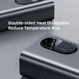 Baseus Portable Inflator Pump Car Air Compressor Smart Digital Tire Pressure Detection Auto Tire Pump for Car Bike Motorcycle