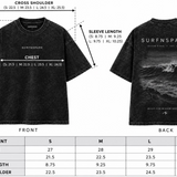 SurfNSpark Ocean Graphic Tee — Washed Black
