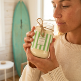 Avon By The Sea Coconut Lime Candle – All Natural | Surfnspark Exclusive
