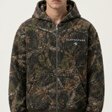 SurfNSpark Woodland Camo Zip-Up Hoodie — $60