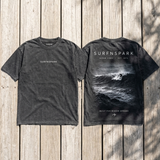 SurfNSpark Ocean Graphic Tee — Washed Black