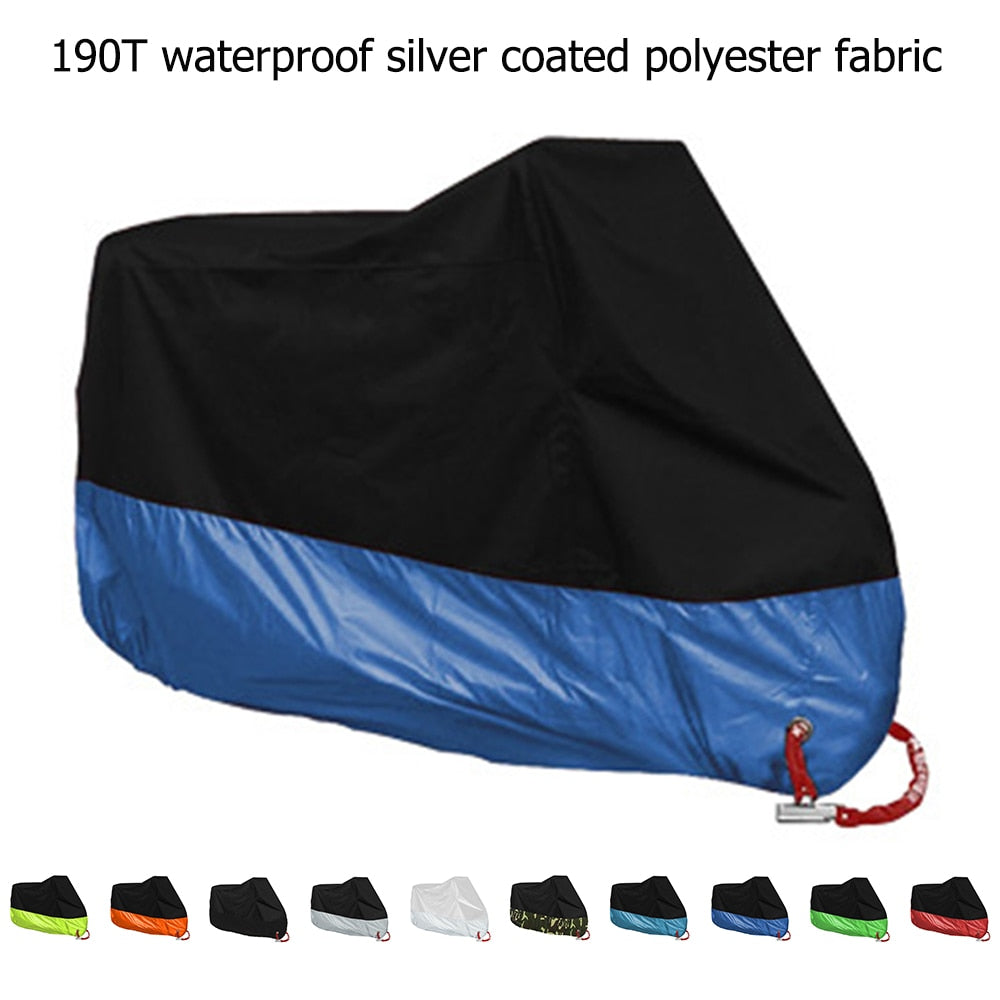 M L XL 2XL 3XL 4XL Motorcycle Cover Universal Outdoor Uv Protector All Season Waterproof Bike Rain Dustproof Motor Scooter Cover